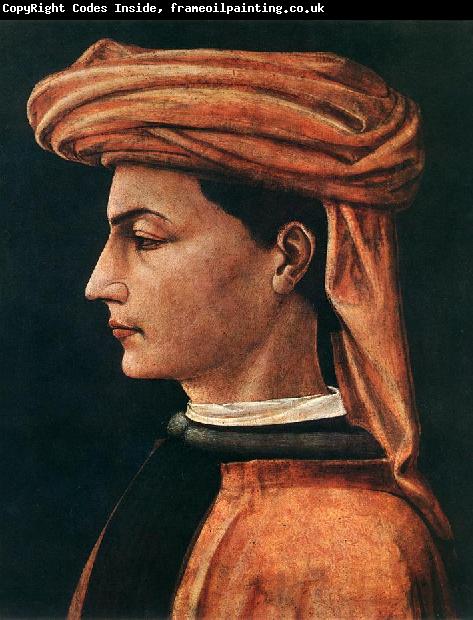 UCCELLO, Paolo Portrait of a Young Man wt